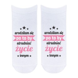 Skarpetki duże - "Urodziłam...