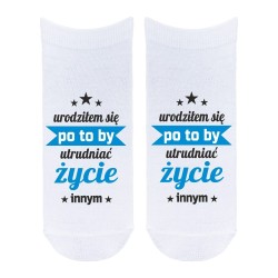 Skarpetki duże - "Urodziłem...