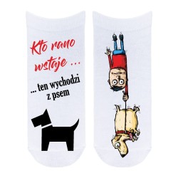 Skarpetki duże - "Kto rano...