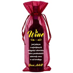 Worek na butelkę organza...