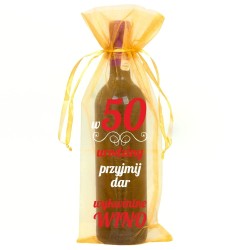 Worek na butelkę organza...
