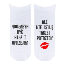 Skarpetki duże - "Mogłabym...