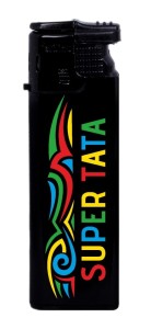 Zapalniczka Gazowa Mała - Super Tata - Czarna (66)