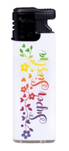 Zapalniczka Gazowa Mała - Super Siostra - Biała (86)