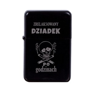 Zapalniczka Benzynowa - Zrelaksowany Dziadek (86)