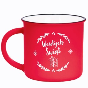 Prezent Kubek PRL Świąteczny "Wesołych Świąt" 6