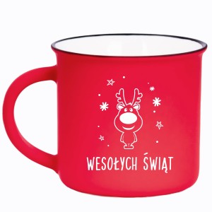 Prezent Kubek PRL Świąteczny "Wesołych Świąt" 7