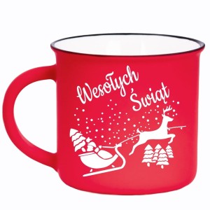 Prezent Kubek PRL Świąteczny "Wesołych Świąt" 23