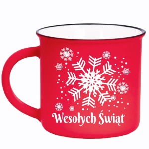 Prezent Kubek PRL Świąteczny "Wesołych Świąt" 24