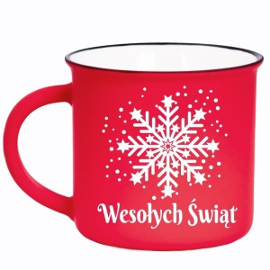 Prezent Kubek PRL Świąteczny "Wesołych Świąt" 25