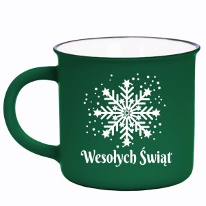 Prezent Kubek PRL Świąteczny "Wesołych Świąt" 25