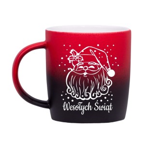 Kubek Ombre Świąteczny - Święty Mikołaj (4)