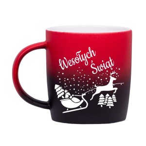 Kubek Ombre Świąteczny - Święty Mikołaj (23)