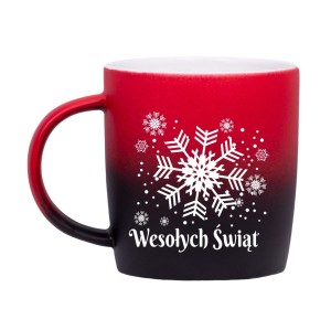 Kubek Ombre Świąteczny - Płatek Śniegu (2)