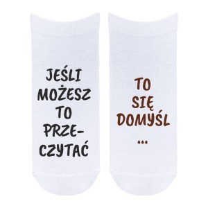Skarpetki duże - "Jeśli możesz to przeczytać" (Seria 2.1)