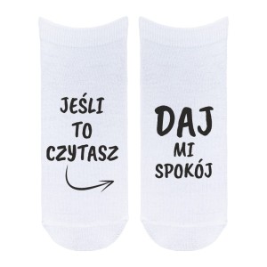 Skarpetki duże - "Jeśli to czytasz - daj mi spokój" (Seria 2.8)